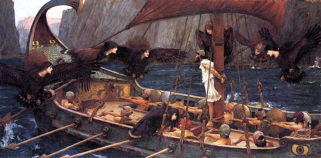Ulysses and the Sirens by 
        John 
        William Waterhouse, 1891