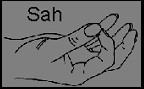 Thumb touching index finger